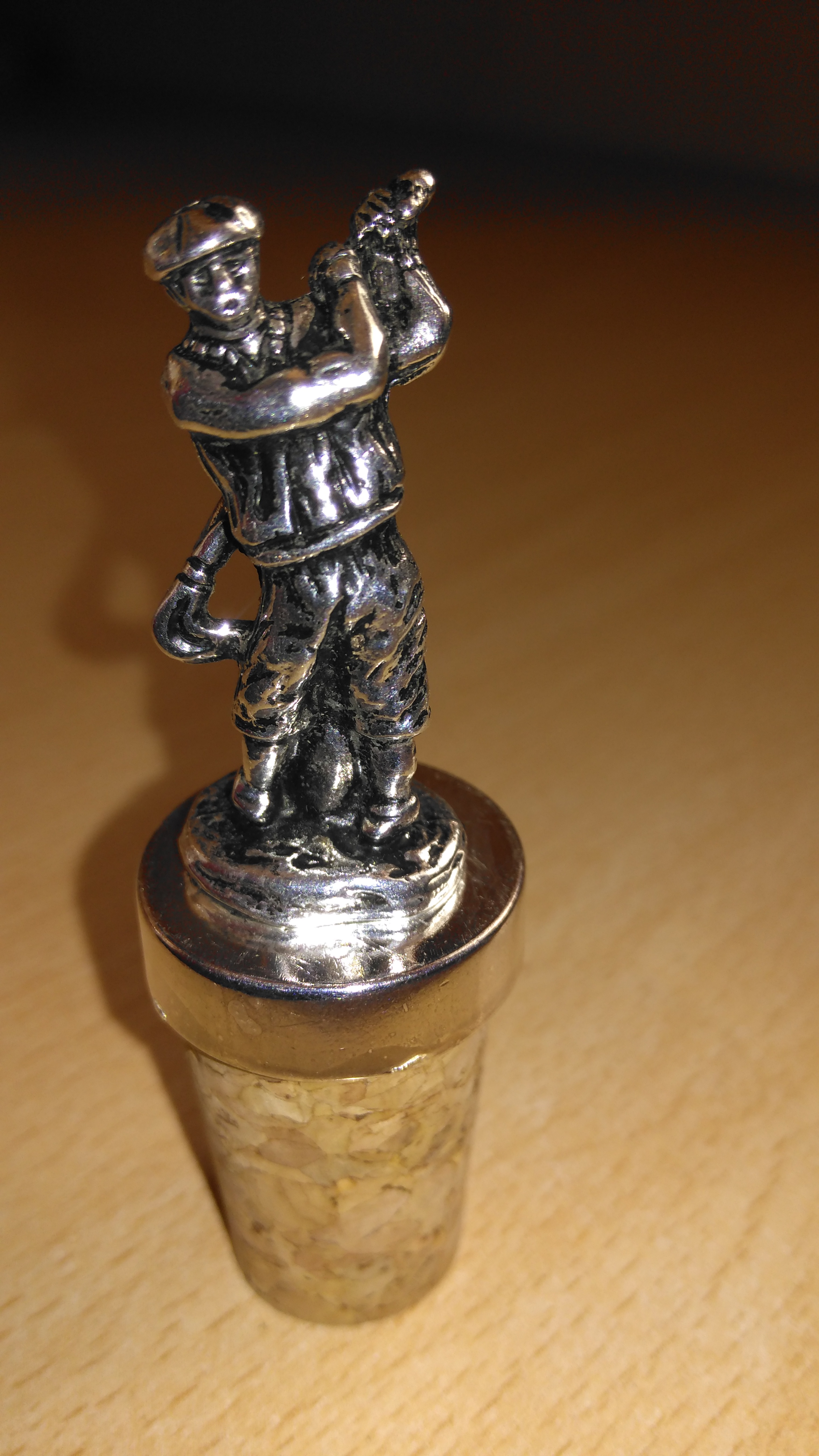 foto ozdobn� z�tka - golfista